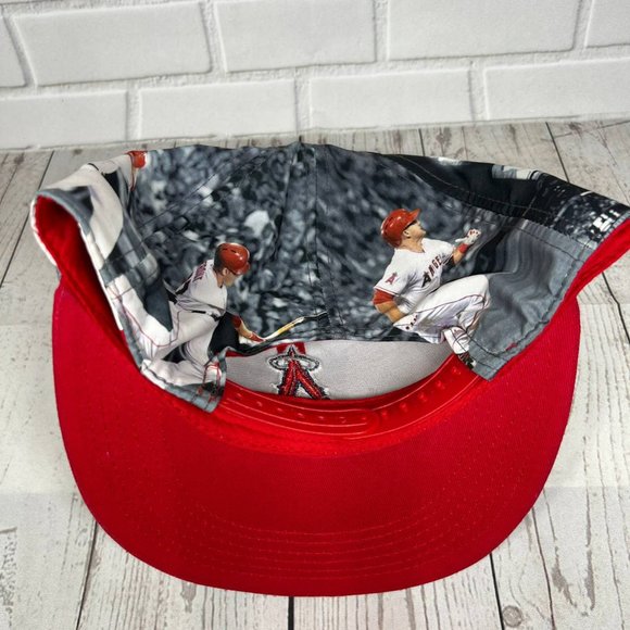 Vintage Los Angeles Angels Mike Trout 27 Sixth Man Promotions Hat Snapback Cap - Picture 4 of 8